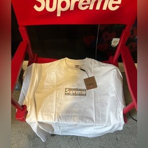 Supreme X Burberry Box Logo shirt Size L